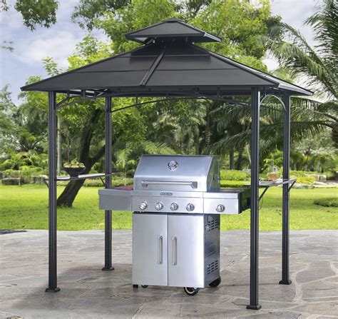 grill metal gazebo